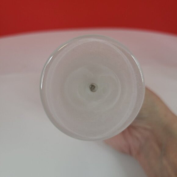 Set of Three Frosted Stem Votive Tealight Candle Holders - Picture 5 of 5